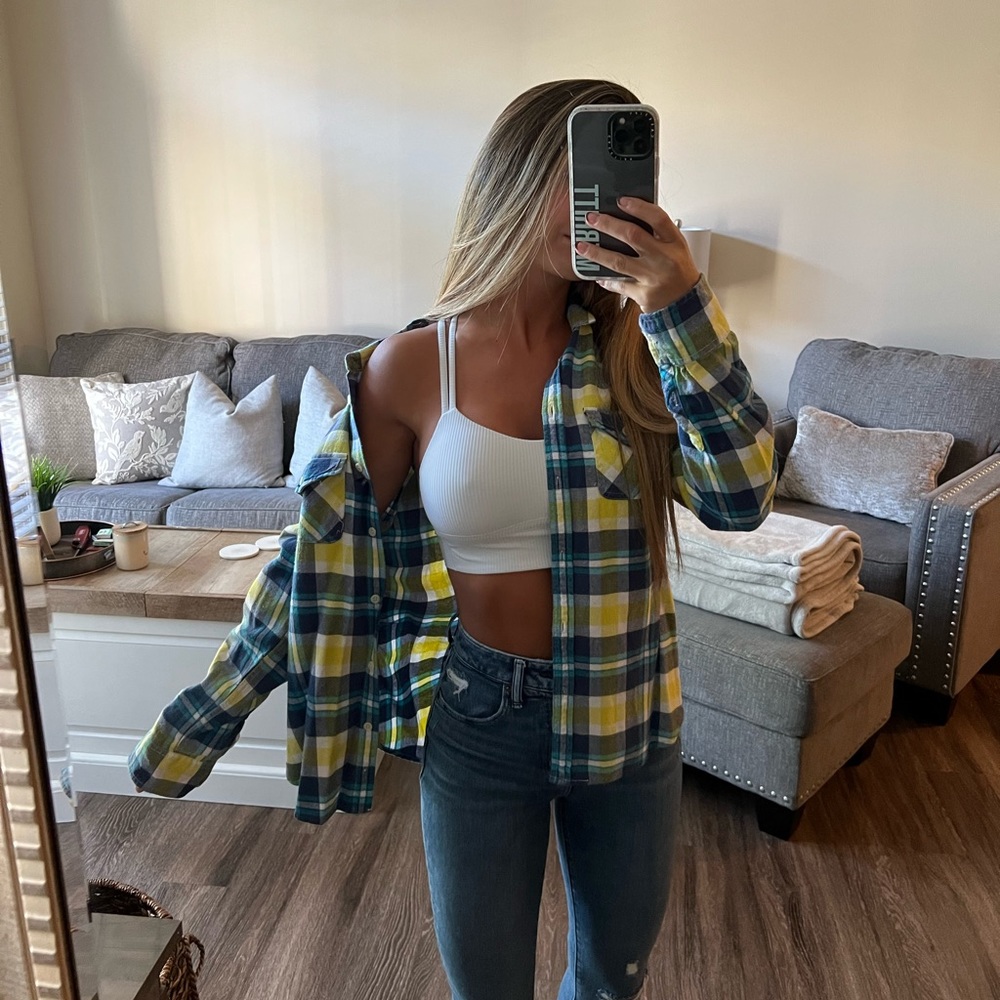 American Eagle Flannel “favorite fit”